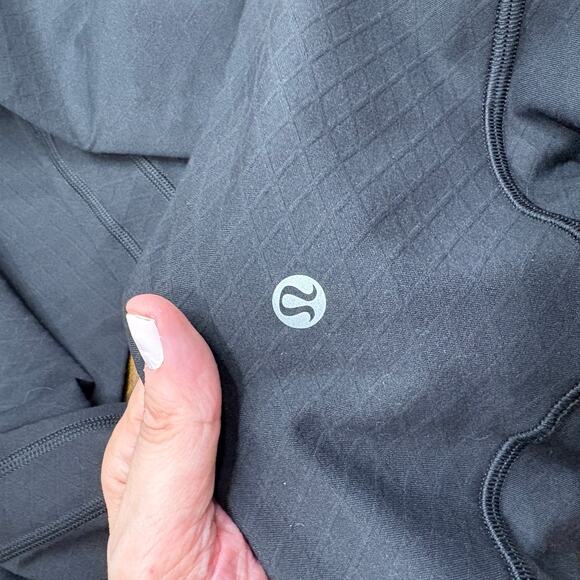 Lululemon Women Size 6 Pants Align High-Rise 25" NEW Textured Diamond Black Yoga - Picture 10 of 12